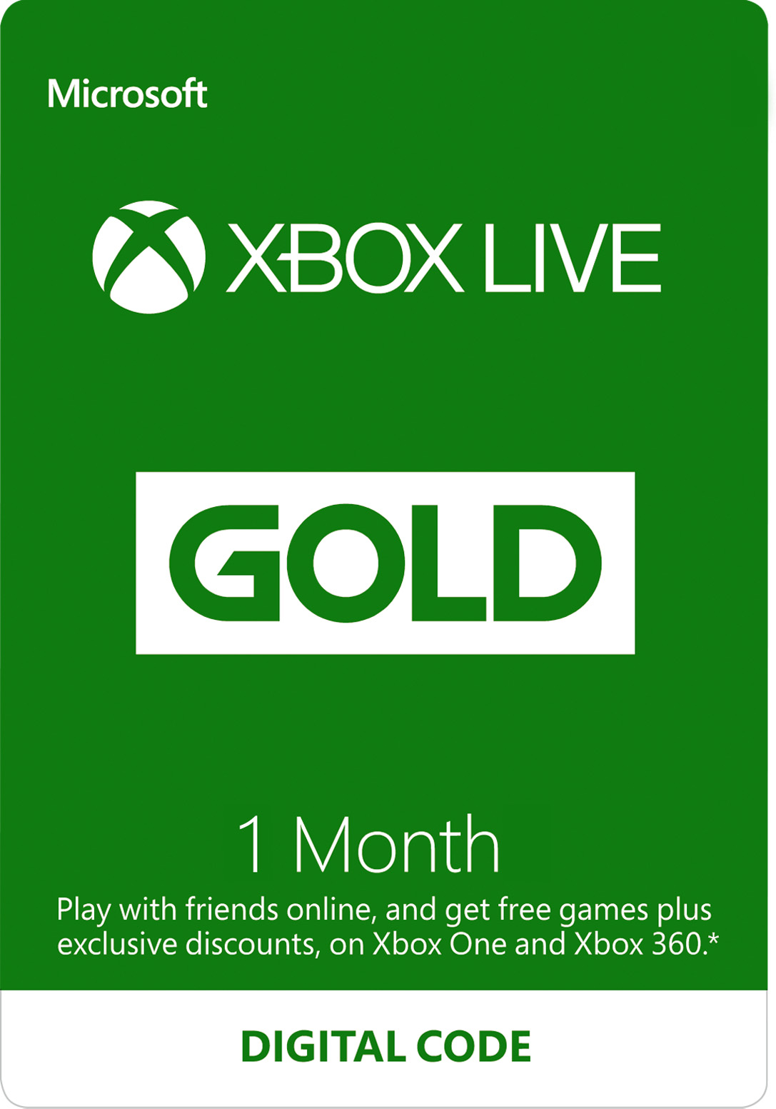Buy Xbox Live Gold Membership (Digital 