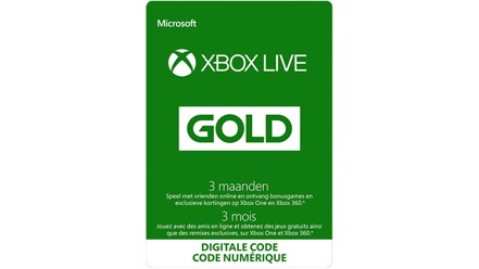 Schijn Trekken stoeprand Xbox Live Gold-lidmaatschap (digitale code) kopen - Microsoft Store nl-BE