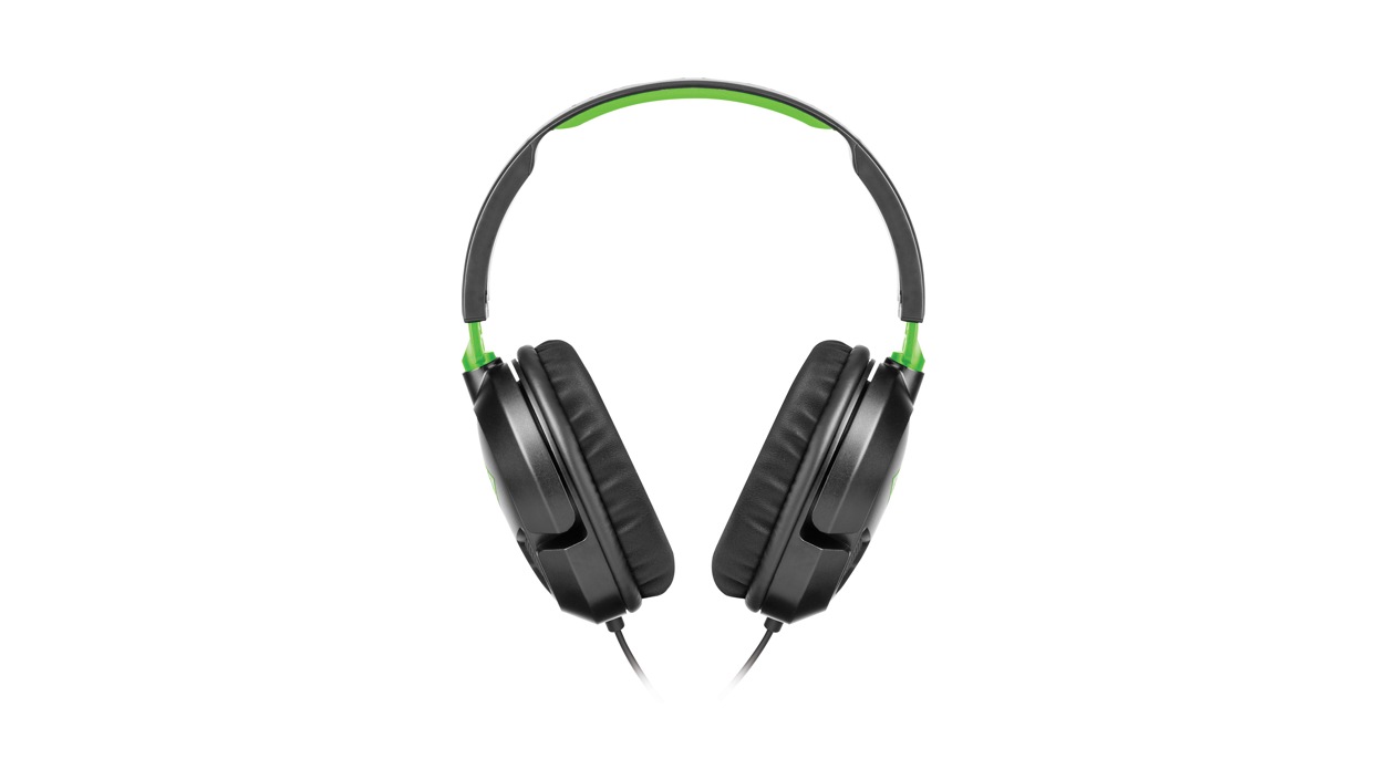 Back view of Turtle Beach Ear Force Recon 50X Stereo Gaming Headset in Black.