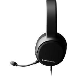 Left side view of SteelSeries Arctis 1 Wired Gaming Headset.