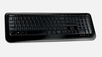 Black Wireless Desktop 850 Keyboard and Mouse Microsoft 