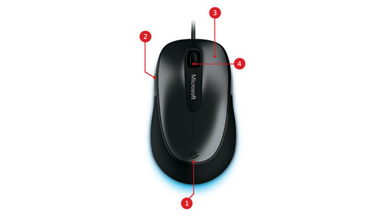 Computer Mouse: Comfort Mouse 4500 | Microsoft Accessories