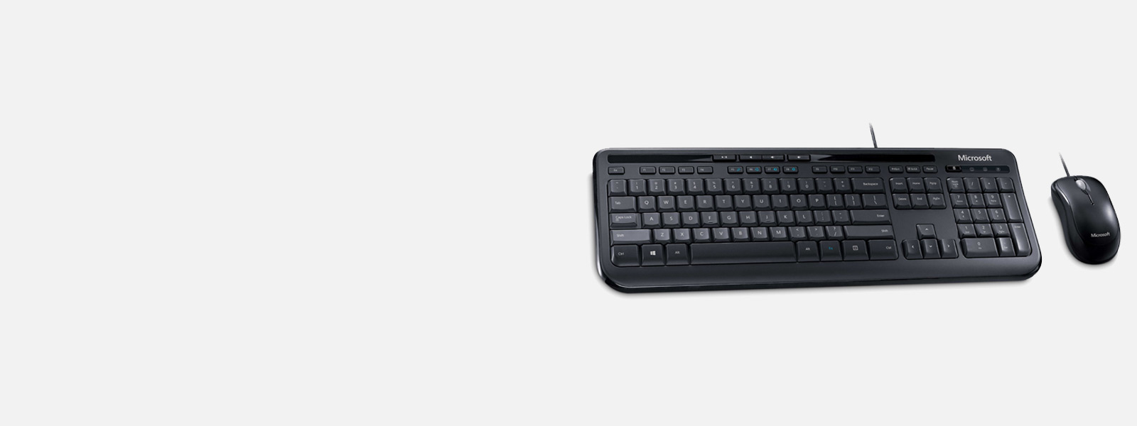Клавиатура и мышь Microsoft: Wired Desktop 600 | Microsoft Accessories