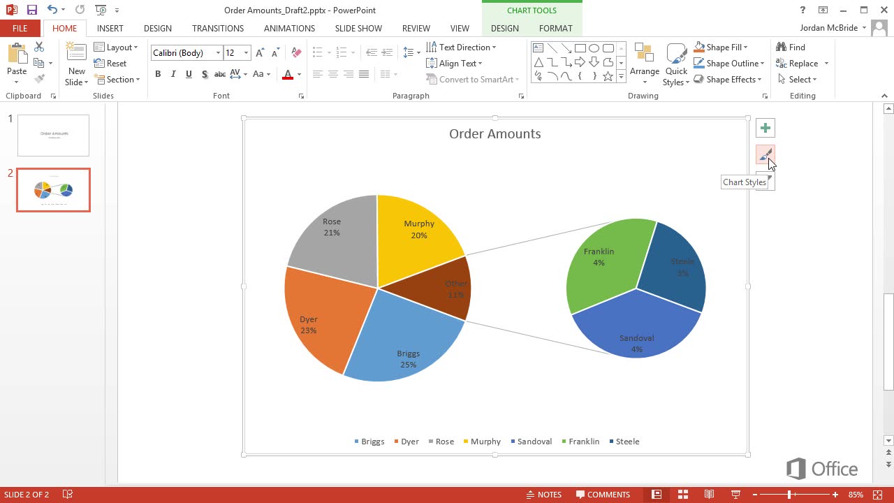 Vídeo: Personalizar un gráfico circular - Soporte técnico de Microsoft