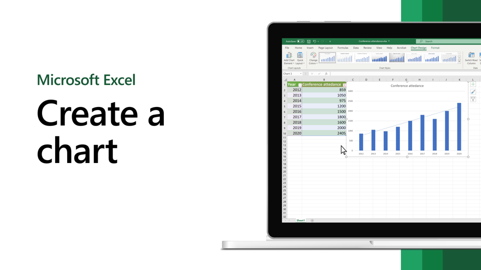 Create a chart from start to finish - Microsoft Support