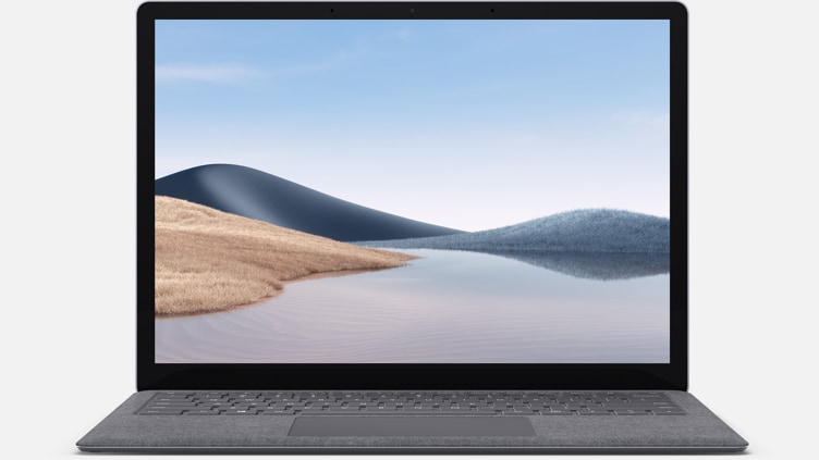 Surface Laptop 4 13,5 inch Platina met Alcantara toetsenbordhoes