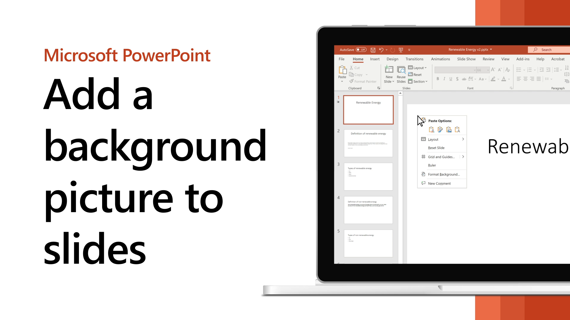 Hướng dẫn cách Set slide background powerpoint Trong vài bước đơn giản