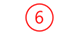 Um ícone de número 6