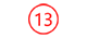 Icono del número 13