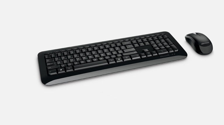 GENUINE Microsoft Wireless 850 Desktop Keyboard & Mouse #E1662-70 