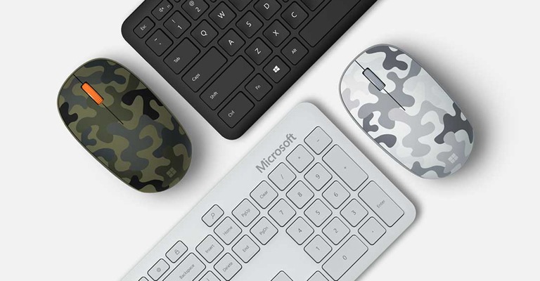 Microsoft Bluetooth Mouse with Camo Design | Microsoft Accessories