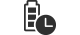 Icono de larga duración de la batería