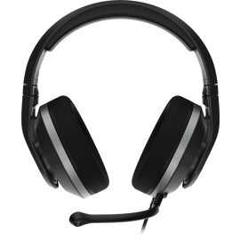 Turtle Beach Recon 500 headphones in Black from the front. 
