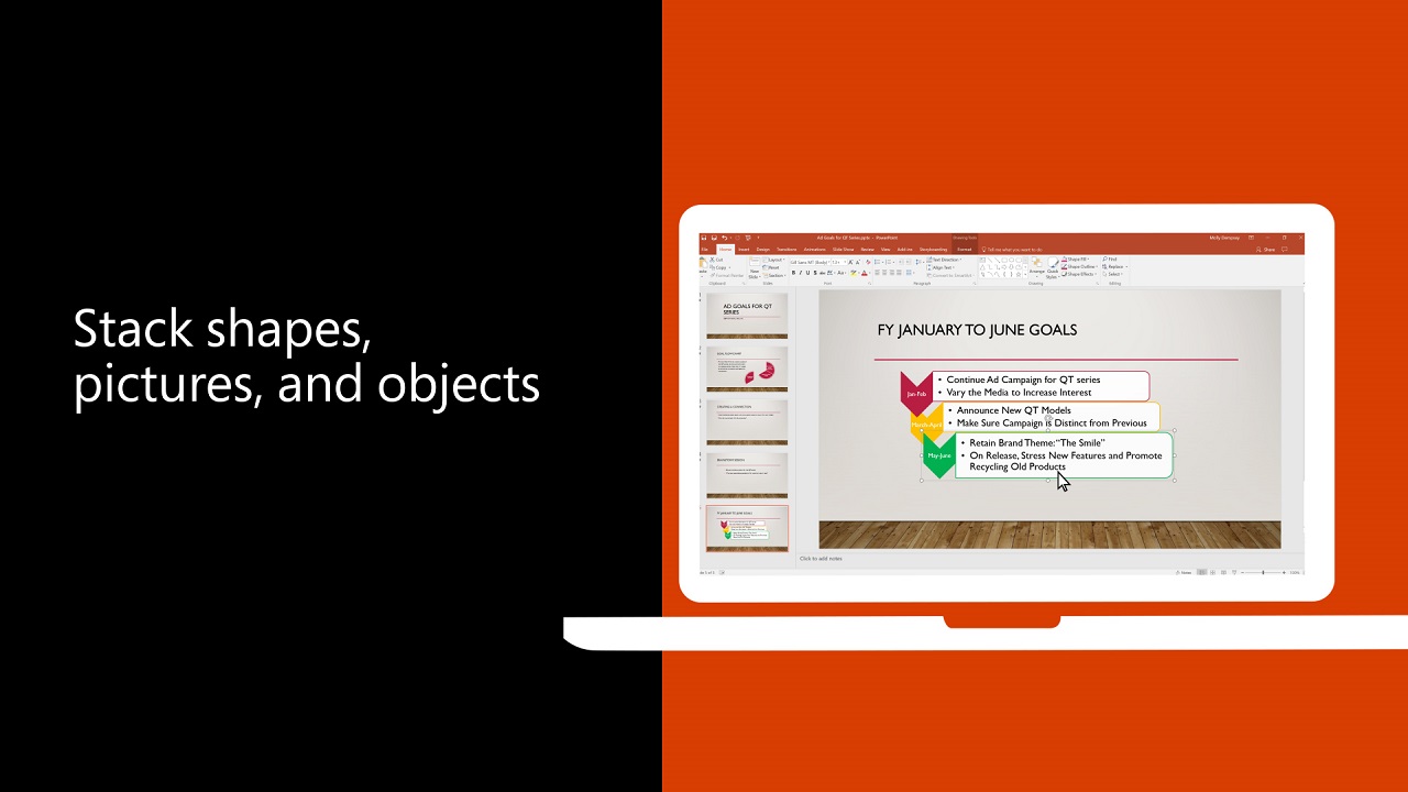Vídeo: Empilhar formas, imagens e objetos - Suporte da Microsoft