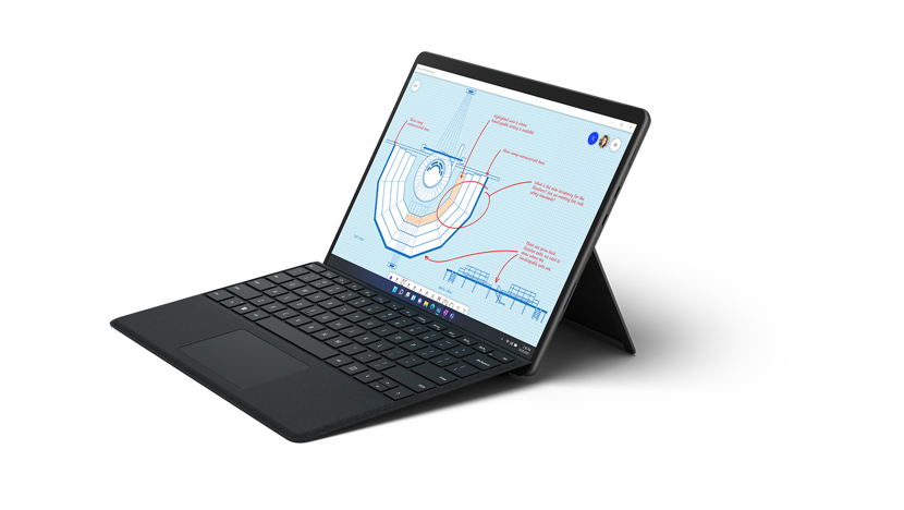 Surface Pro 8 laptop 2 trong 1 mạnh nhất cùng với hiệu năng ấn tượng và thiết kế sang trọng, cảm giác sử dụng như laptop thật sự đem lại sự tiện lợi và đa năng cho mọi nhu cầu sử dụng.