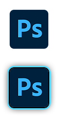 Logo di Adobe Photoshop.

