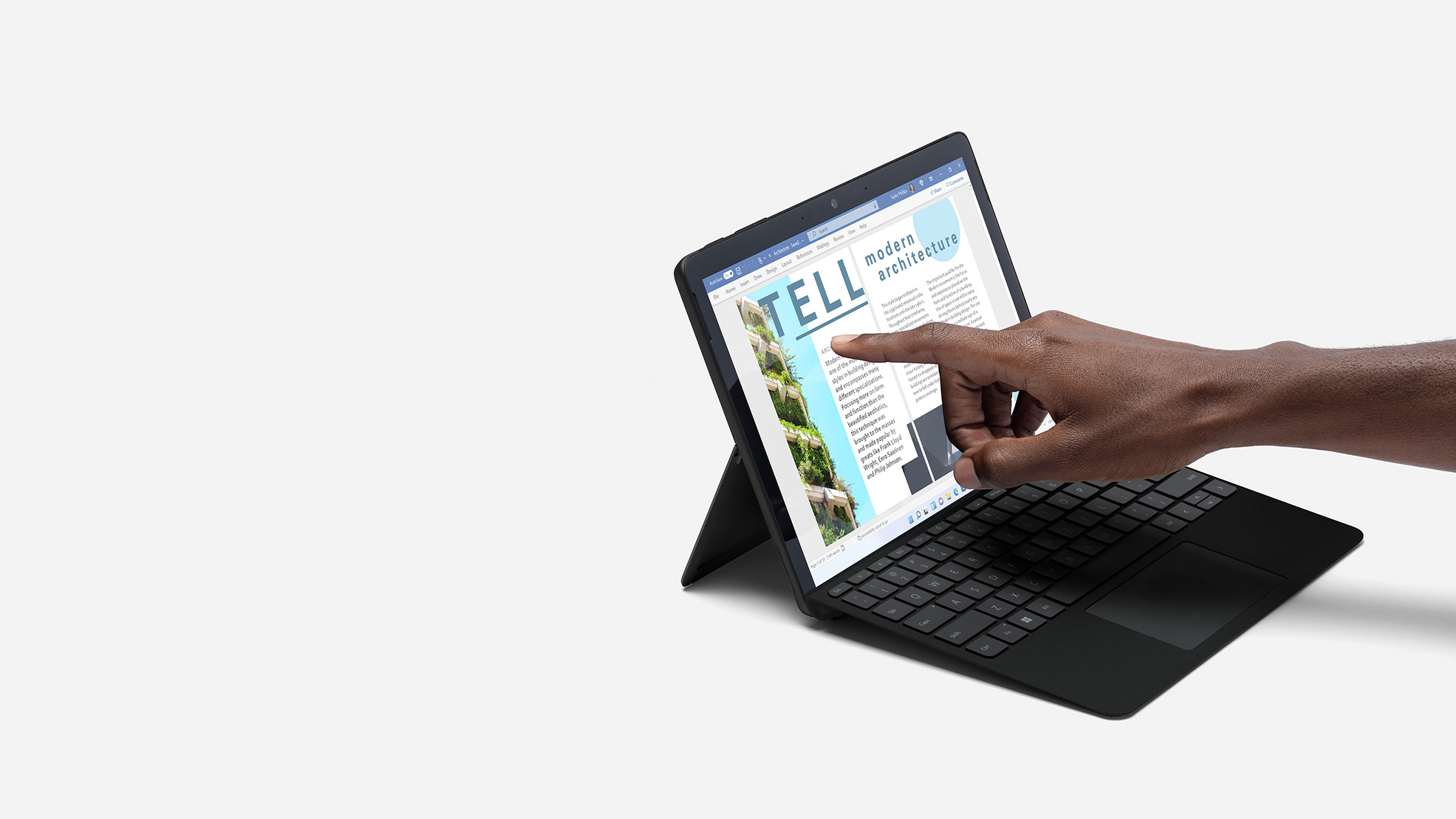 휴대가 매우 간편한 투인원 태블릿 겸용 노트북 Surface Go 3 - Microsoft Surface