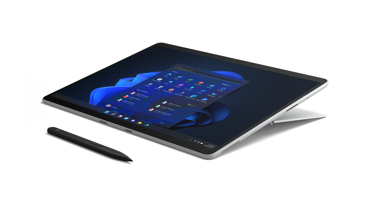 Surface Pro X v režimu pera
