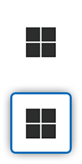 Icon showing a Windows logo