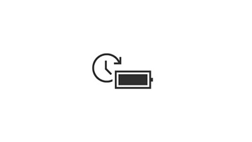 A battery life icon