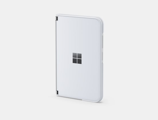 Render of Surface Duo 2 Bumper in Glacier on device