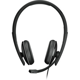 Front view of the Sennheiser EPOS ADAPT 165 T Headset.