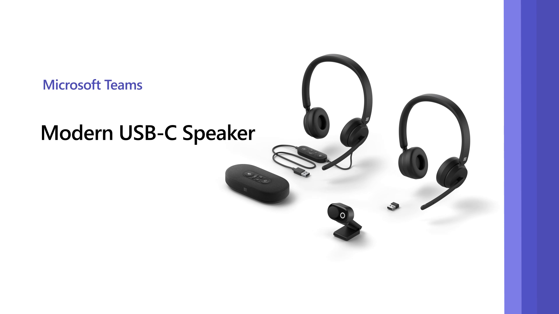 Microsoft Teams で Microsoft Modern USB-C Speaker (マイク付き) を