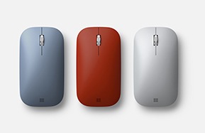 各種顏色的 Surface 滑鼠。