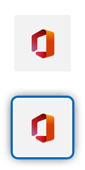 Logotipo de la app móvil de Office