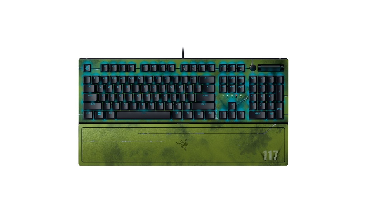 Razer Black Widow V 3 Mechanical Gaming Keyboard – HALO Infinite Edition