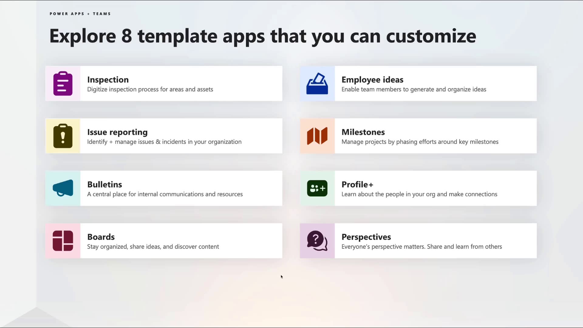 Designing your custom app - Teams