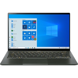An Acer Swift 5 S F 514-55 T A-74 E C 14 inch laptop.
