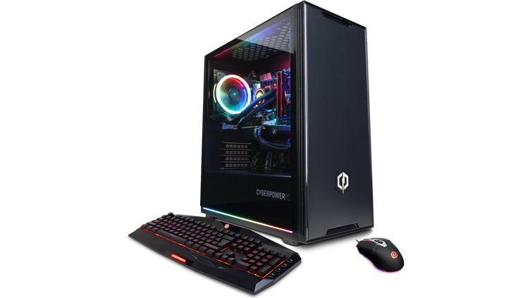 CYBERPOWERPC Gaming Desktop- keyboard and mouse