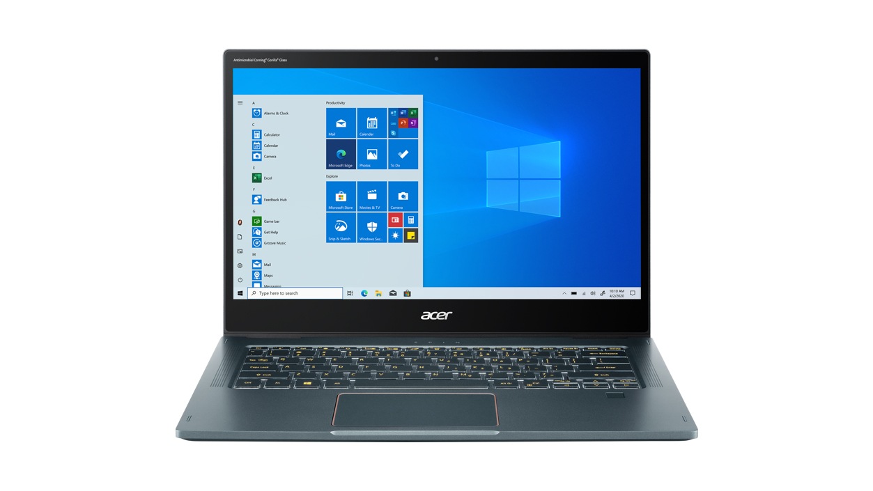 Acer Spin 7 in laptop mode.