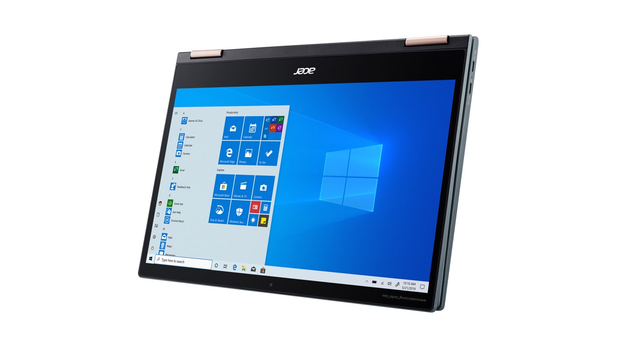 Acer Spin 7 in tablet mode.
