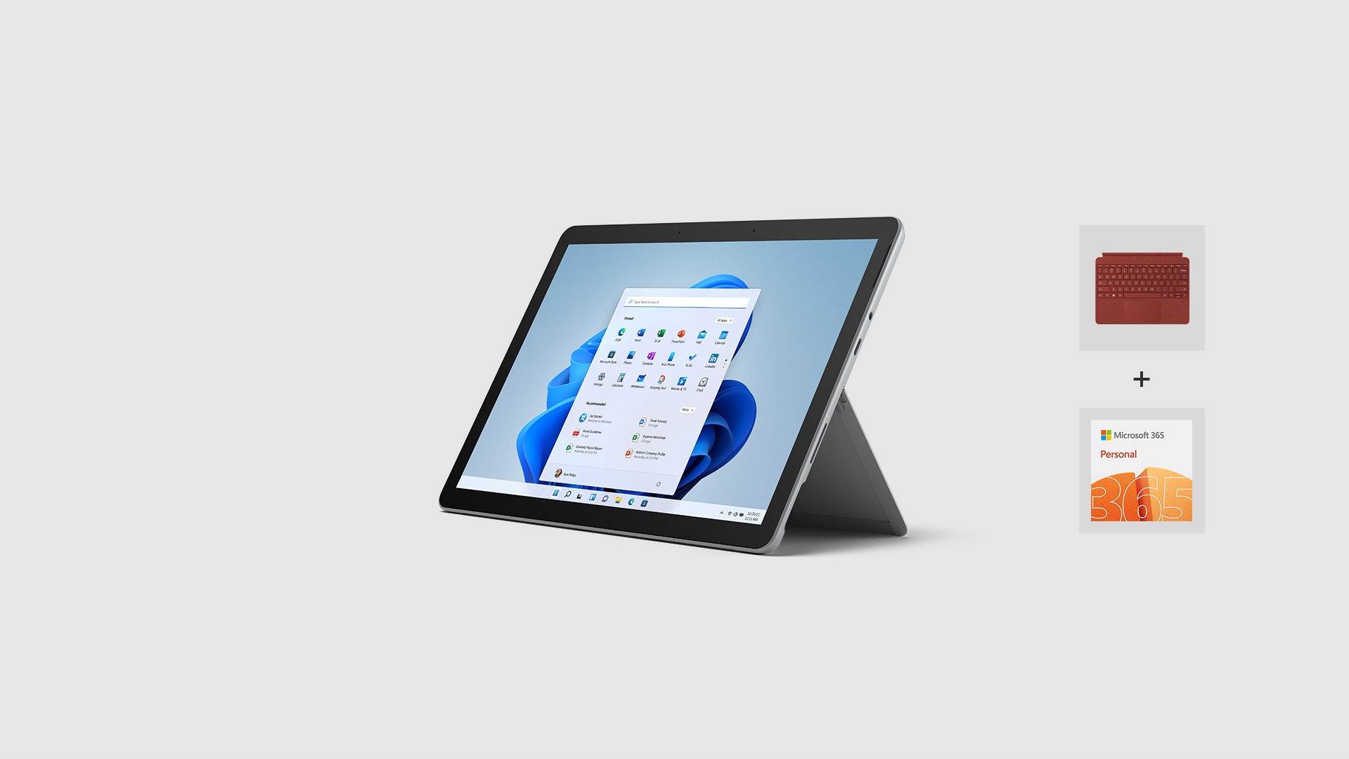 Surface Go 3 + Surface Go Type Cover + Microsoft 365