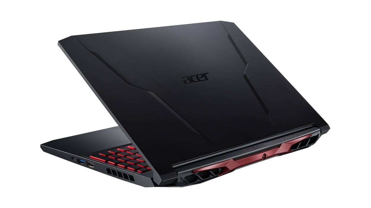 Rear view of the Acer Nitro 5 Gaming Laptop.