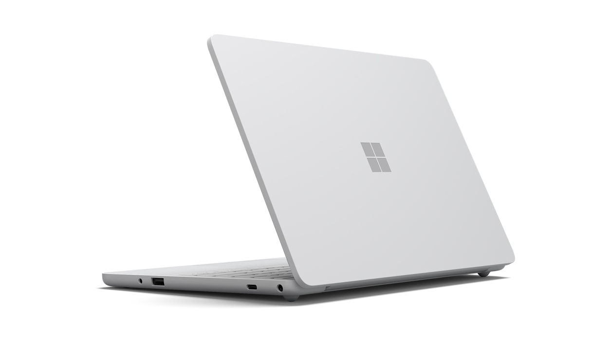 Back angled view of Surface Laptop SE.