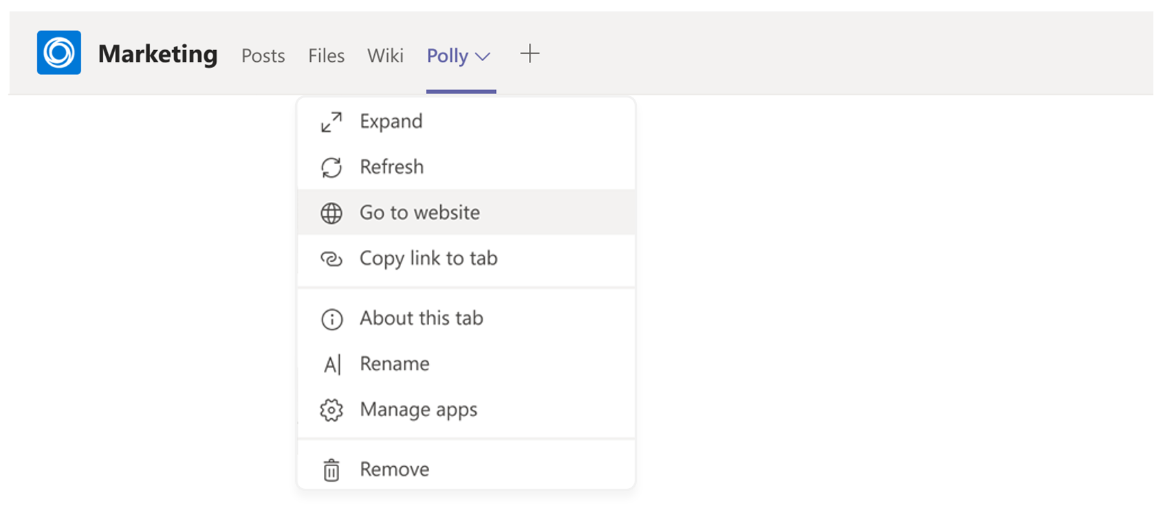 MC295024: Microsoft Teams tab actions are moving