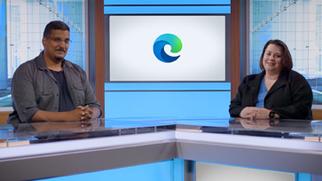 Colleen Williams e Sean Lyndersay falam sobre o Microsoft Edge.