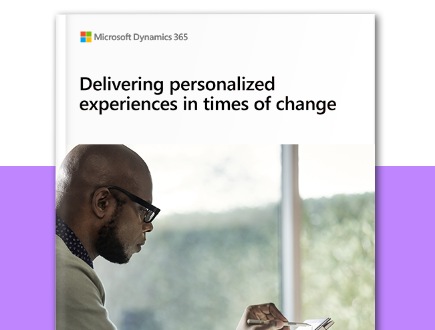 The e-book titled Delivering personalized experiences in times of change. 