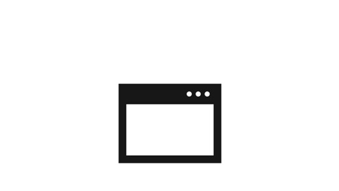 Um ícone de aba de navegador para sites e apps do IE.