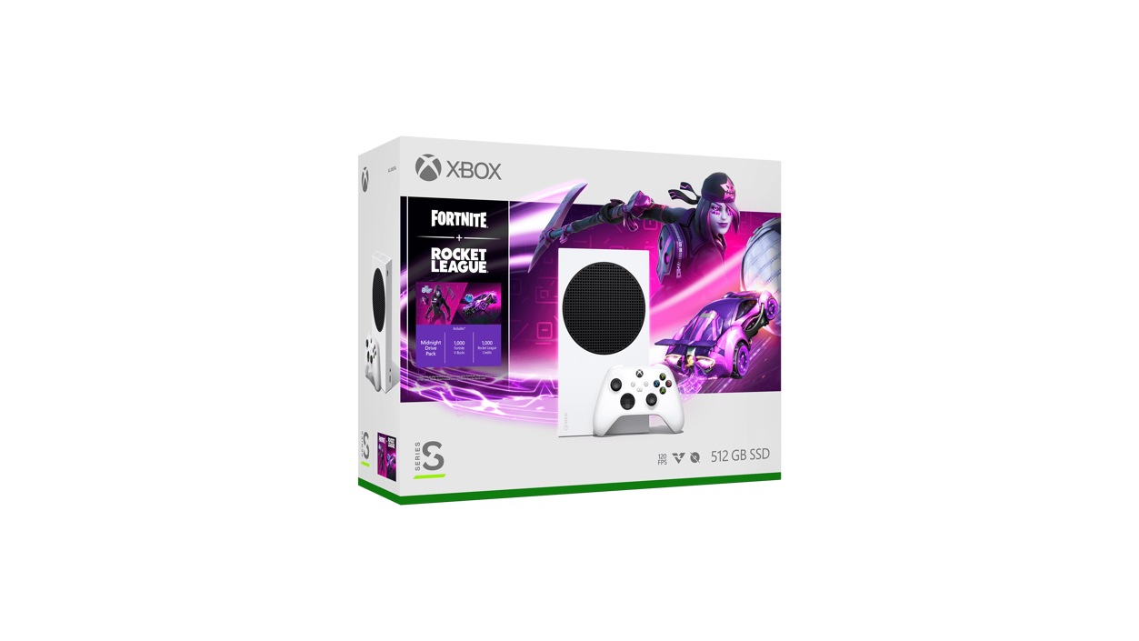 MICROSOFT Pack Console Xbox Series S avec 3 Jeux Inclus : Fortnite + Rocket  League + Fall Guys pas cher 