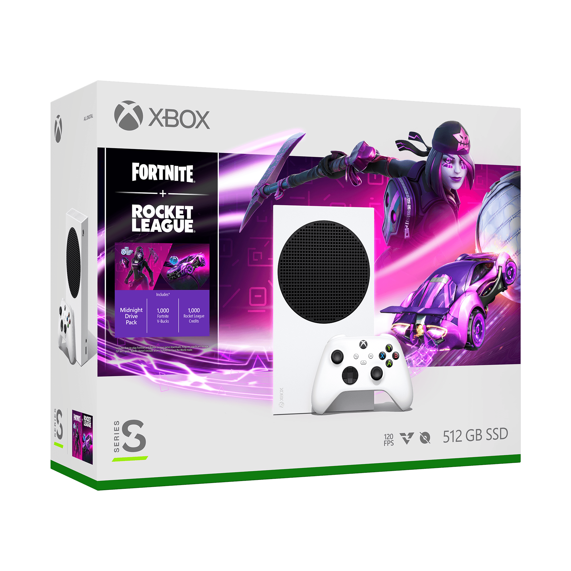 Dairy products Strong wind trader Xbox Series S – Fortnite & Rocket League Bundle
