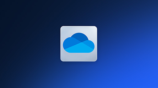 El ícono de nube de Microsoft OneDrive