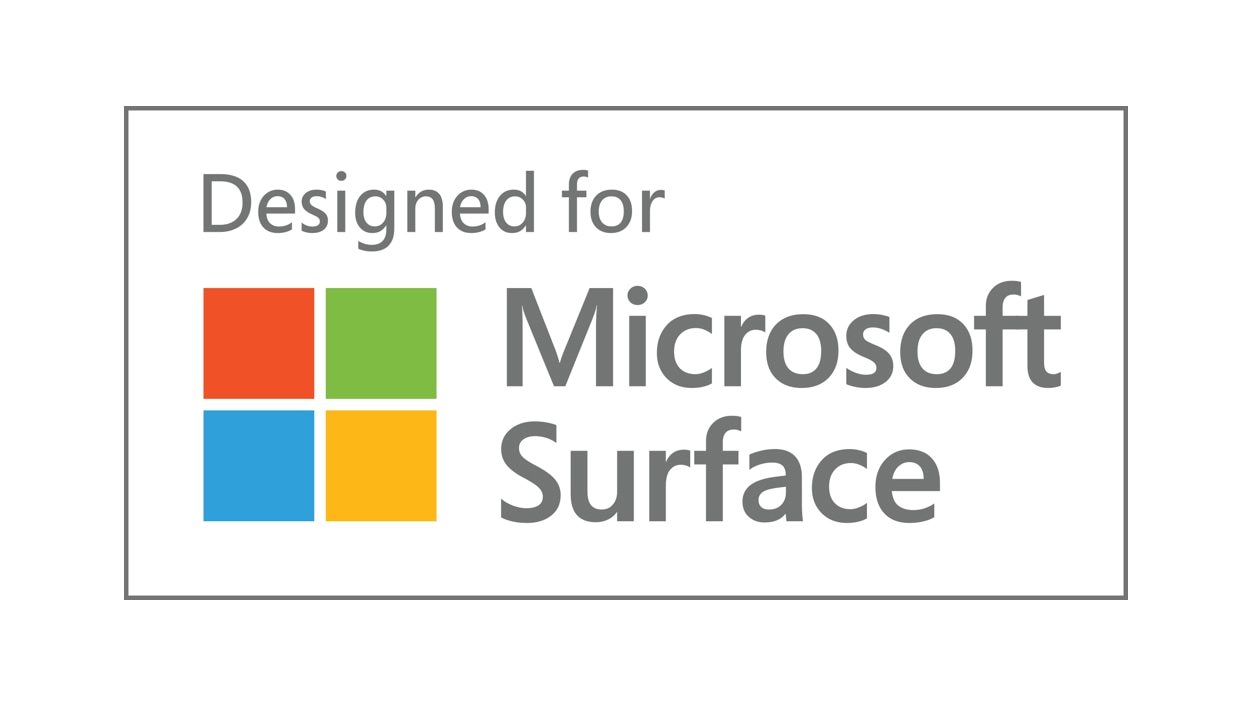 Designed for Microsoft Surface.