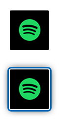 Logo für Spotify.