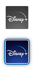 Logo for Disney Plus.