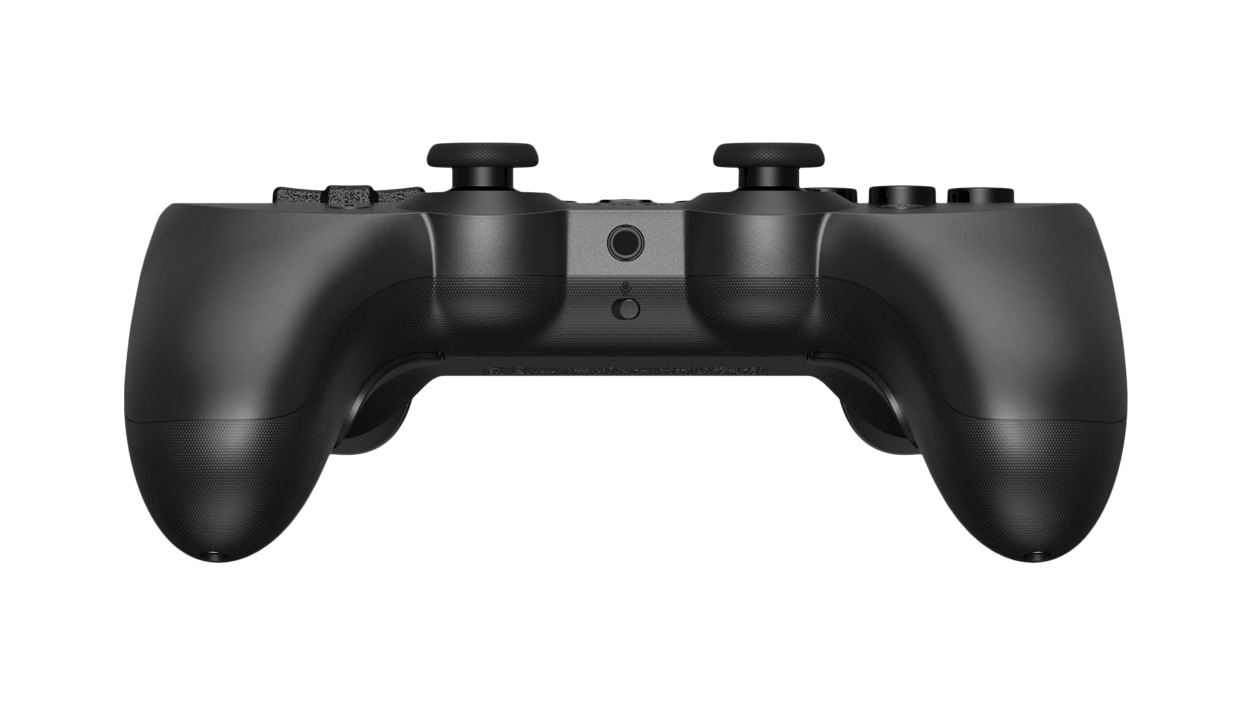 Bottom view of the 8 bit Do Pro 2 Wired Controller for Xbox in Black.