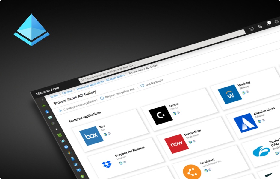 The Azure AD app gallery.